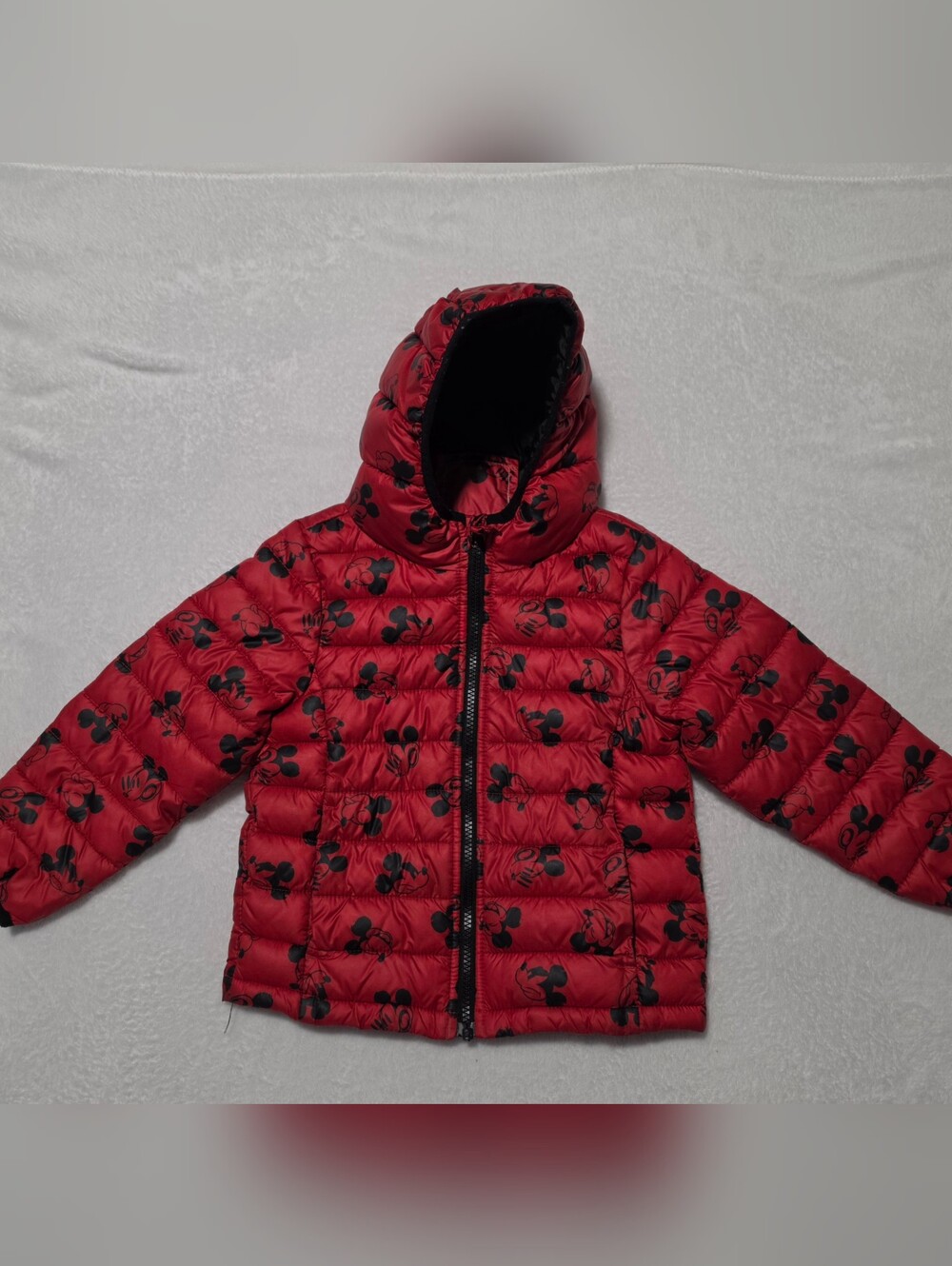 Disney Mickey Mouse Red Puffer Jacket 4T